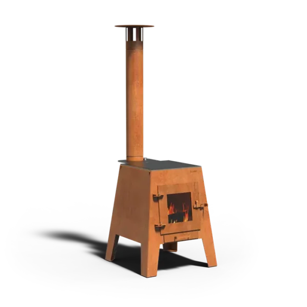 Vonkajší krb gril Forno DAMM cortén