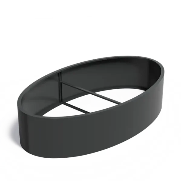 Kvetináč ELLIPSE bez dna hliník