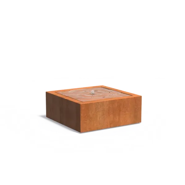 Vodný stôl STANDARD štvorec cortén