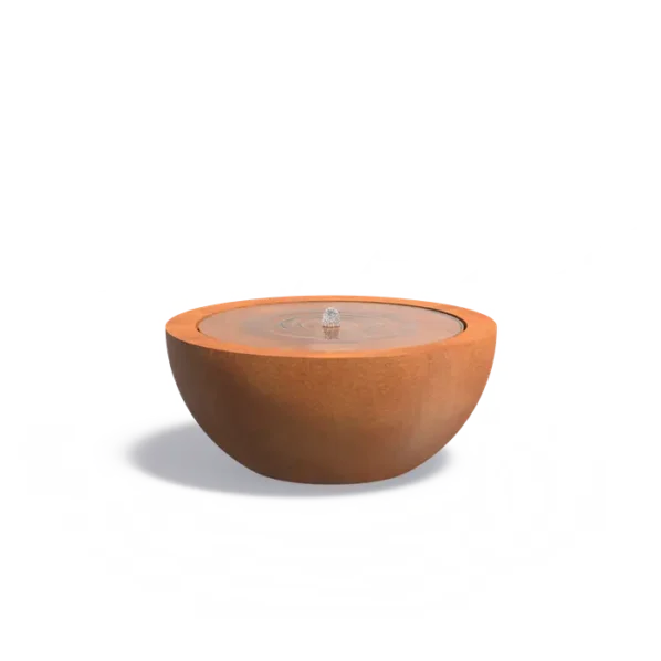 Vodný stôl BAYOU okrúhly cortén