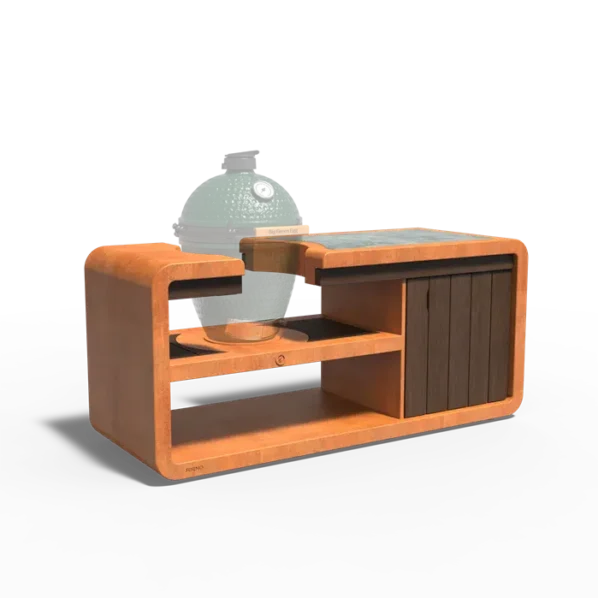 Vonkajšia kuchyňa FORNO KAMADO cortén