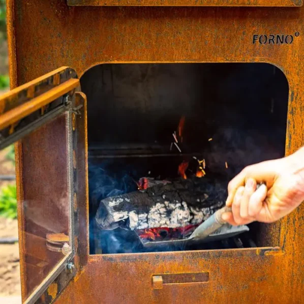 Vonkajší krb GAP bez dvierok cortén
