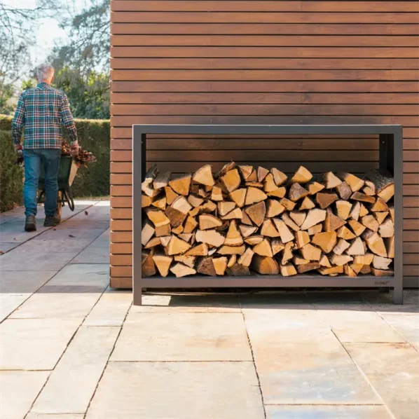 Drevník LOGG potiahnutá oceľ