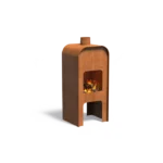 Vonkajší krb GAP bez dvierok cortén