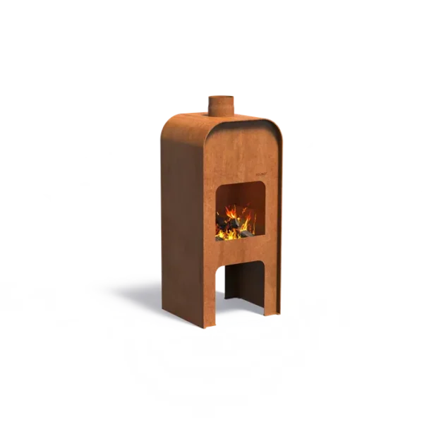 Vonkajší krb GAP bez dvierok cortén