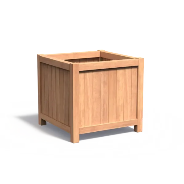 Kvetináč VALENCIA s nožičkami štvorec drevo