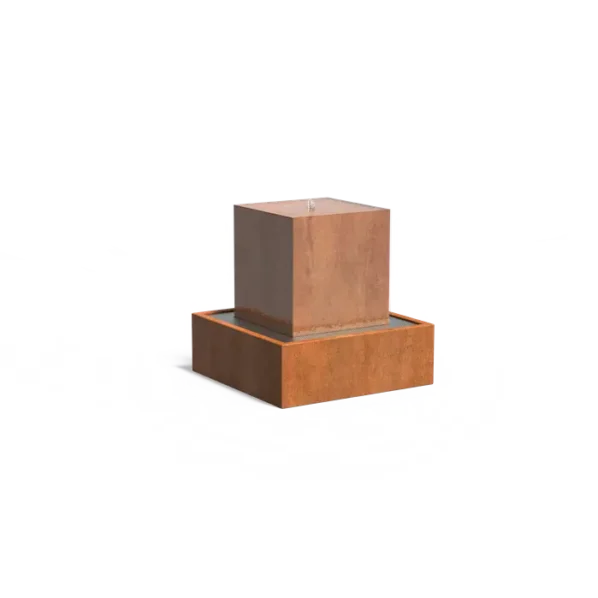 Vodný blok obdĺžnik štvorec cortén