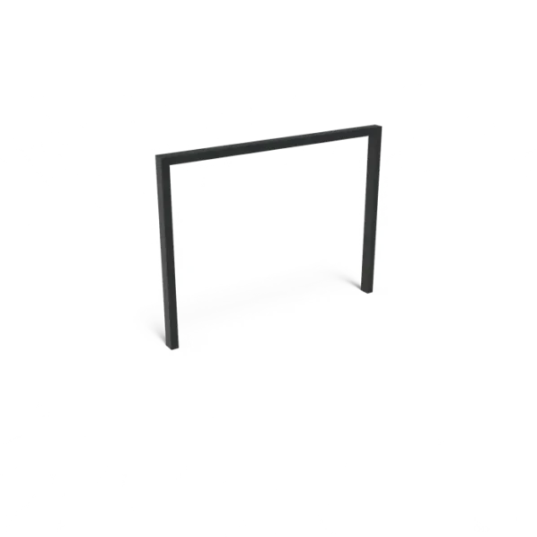 Stojan na bicykle AROS s atrapou tyče, povrchovo upravená oceľ