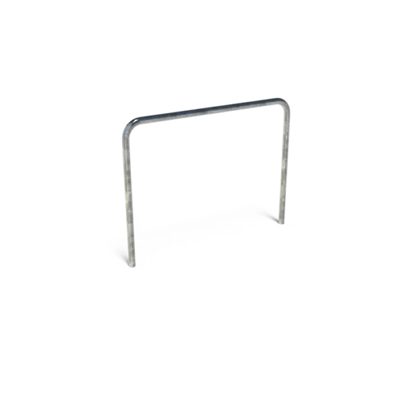 Stojan na bicykle AROS s zaobleným rohom, pozinkovaná oceľ