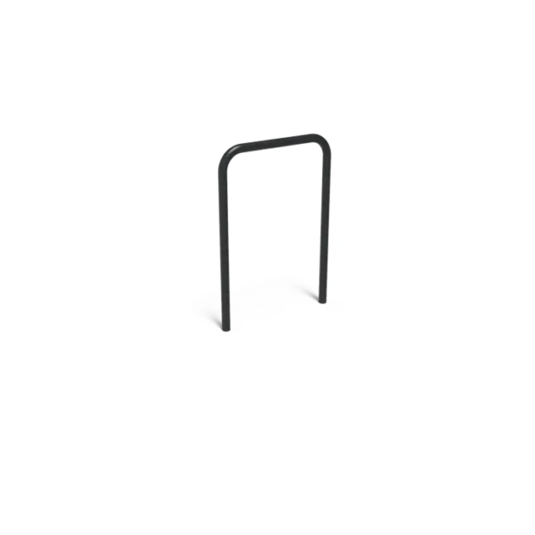 Stojan na bicykle AROS s zaobleným rohom, povrchovo upravená oceľ