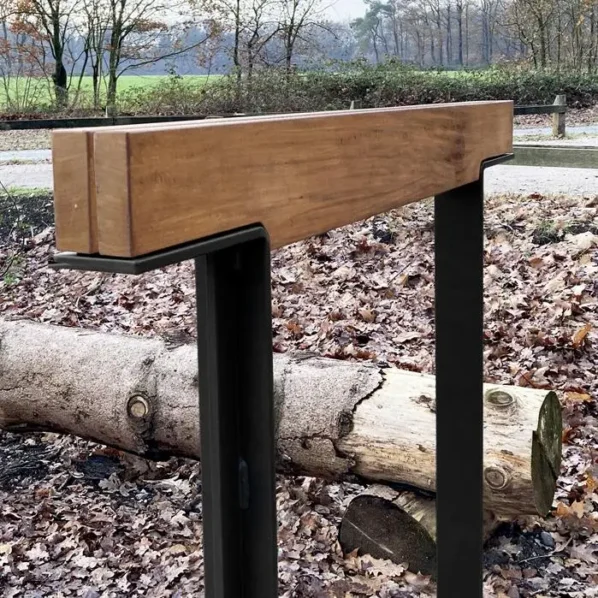 Stojan na bicykle BORG, corténová oceľ