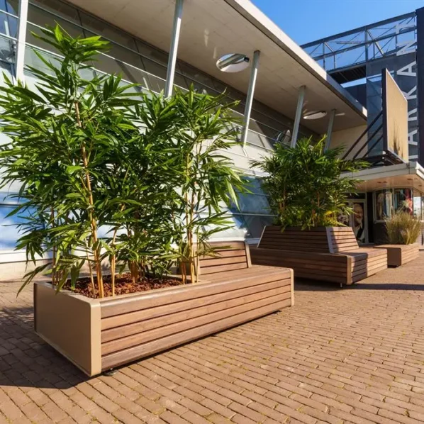 Dvojitá lavička STORR cortén