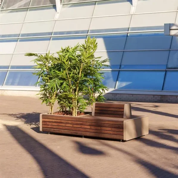 Dvojitá lavička STORR cortén