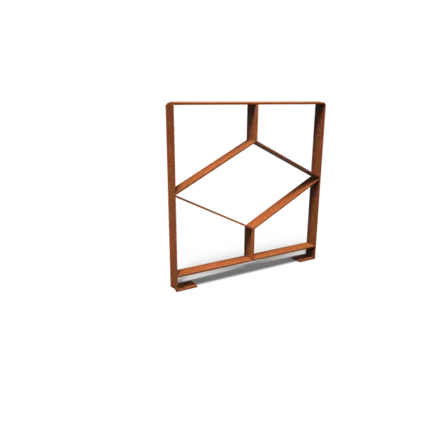 Bariérový panel ROMB cortén