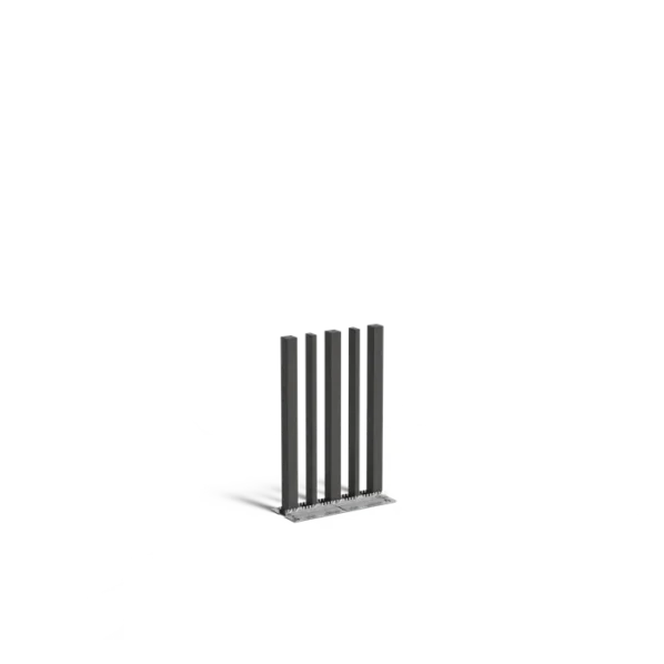 Záhradný stĺp povrchovo upravená oceľ