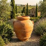 Toskánska terakotová amfora