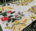 Inglese, ručne maľovaný okrúhly stôl z lávového kameňa