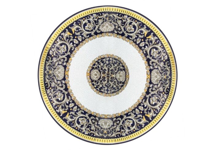 Joanna, ručne maľovaný okrúhly stôl z lávového kameňa