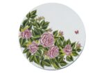 Rose, ručne maľovaný okrúhly stôl z lávového kameňa