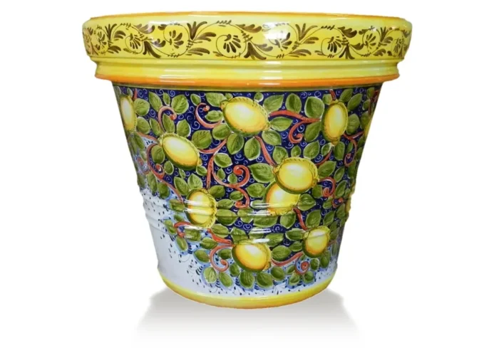 Zdobená terakotová nádoba Limoni Toscani
