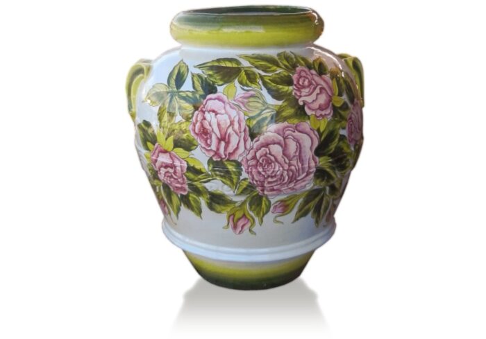 Toskánska terakotová amfora Rose